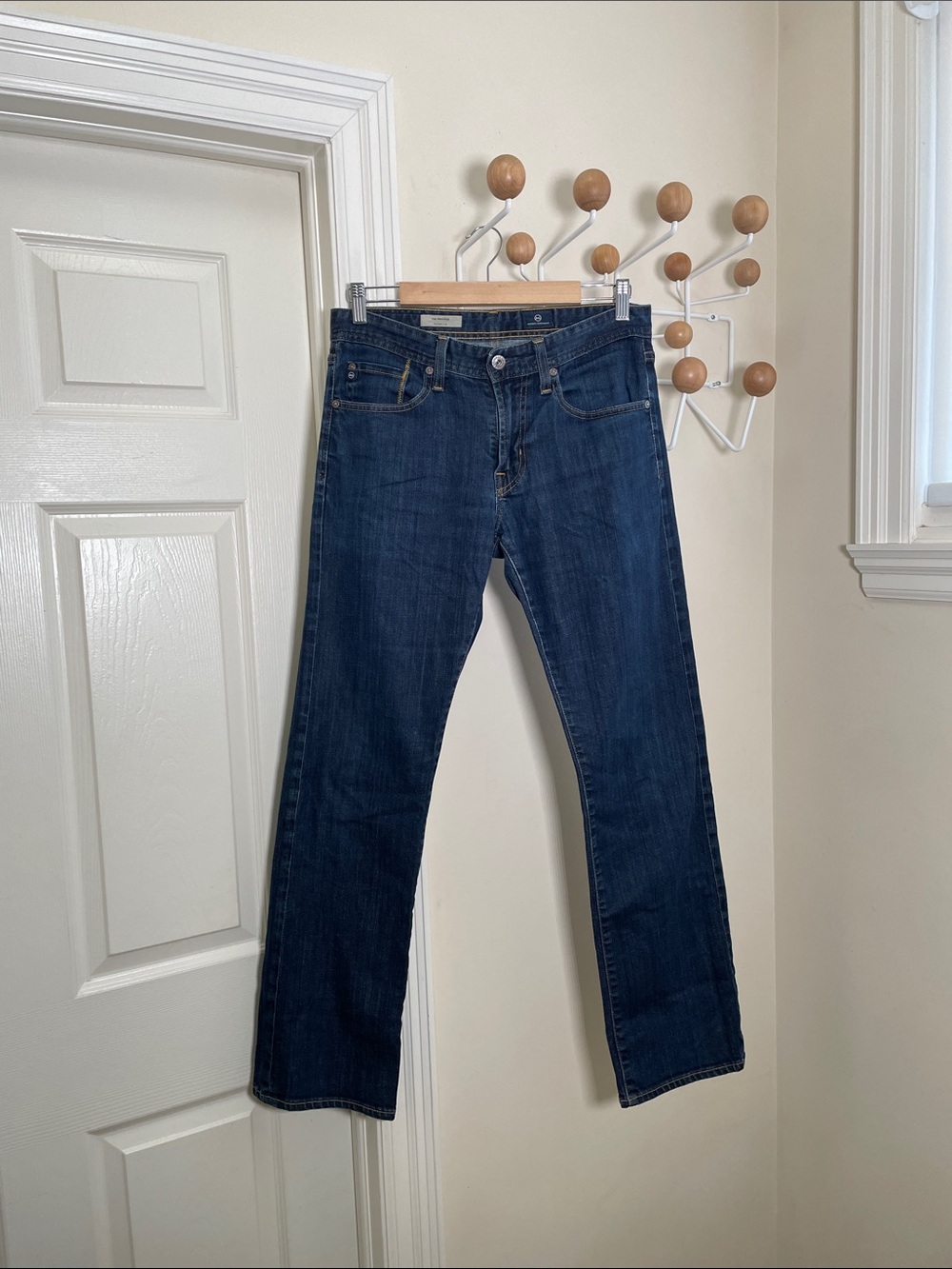Ag Adriano Goldschmied Straight-Leg Jeans Indigo  31x32